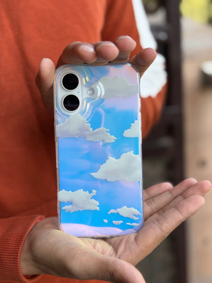 iPhone Holographic cloud case