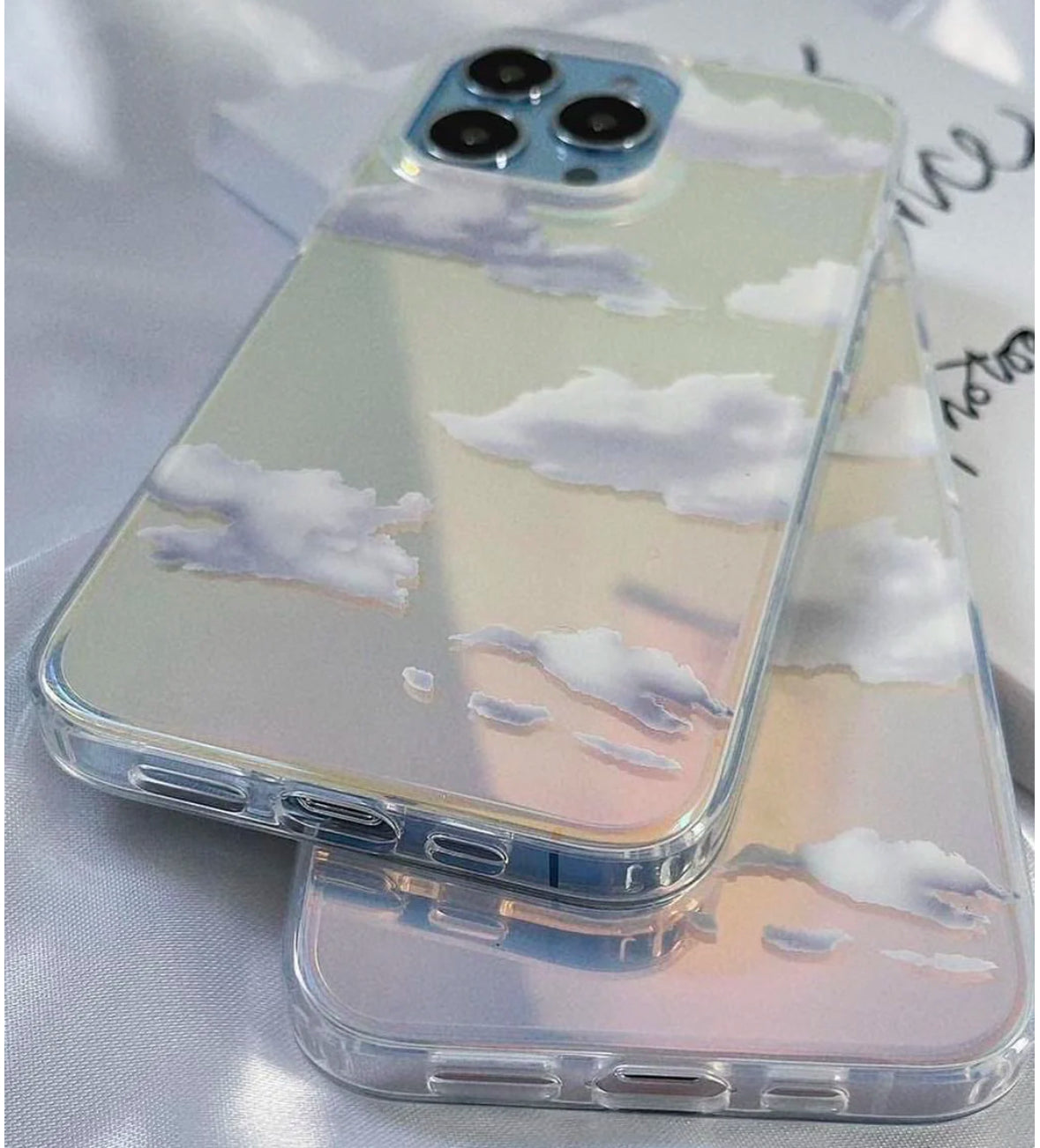 iPhone Holographic cloud case