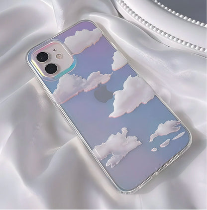 iPhone Holographic cloud case