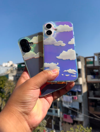 iPhone Holographic cloud case