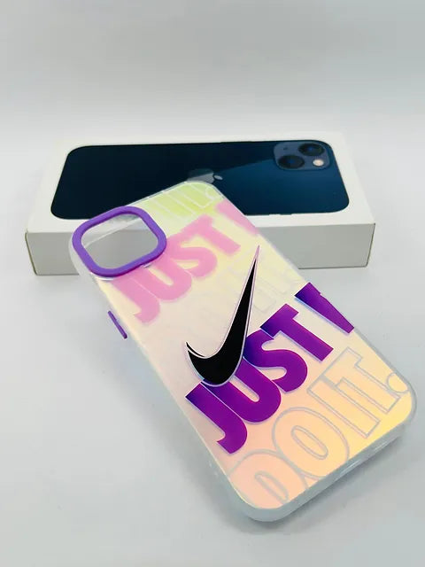 iPhone 3D fluorescent colour changing case