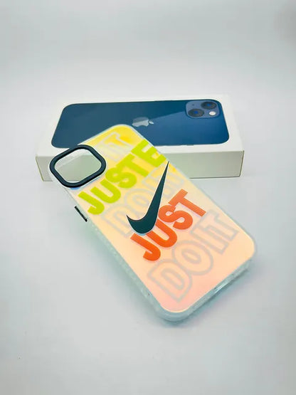 iPhone 3D fluorescent colour changing case