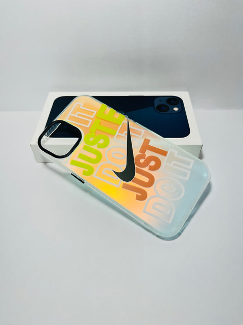 iPhone 3D fluorescent colour changing case