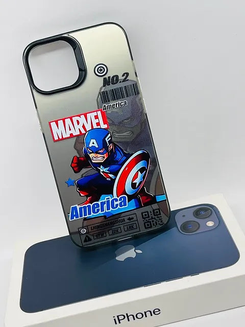 iPhone Marvel collection 3D design matte case