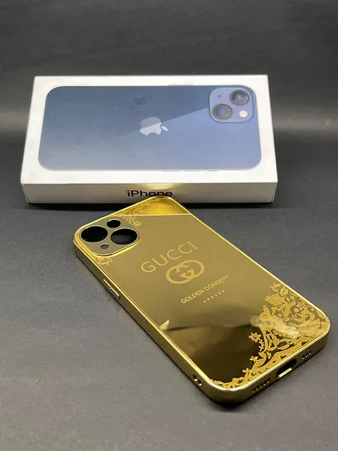 iPhone Crafted Gold camera protective case