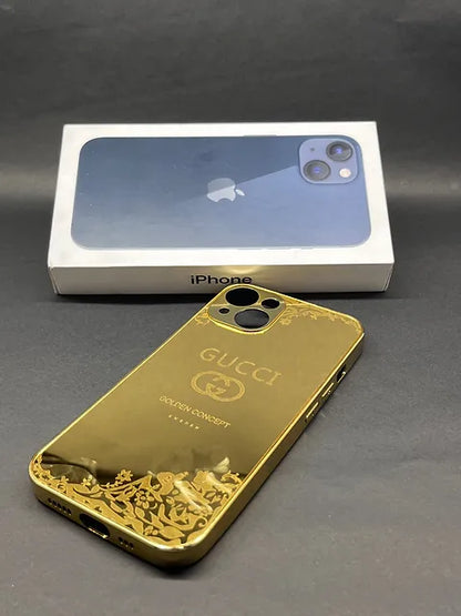 iPhone Crafted Gold camera protective case