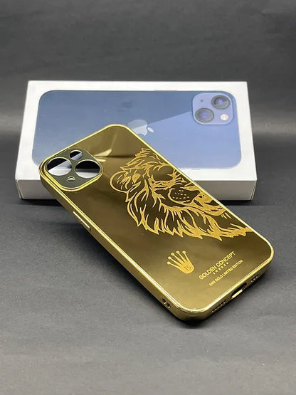 iPhone Crafted Gold camera protective case