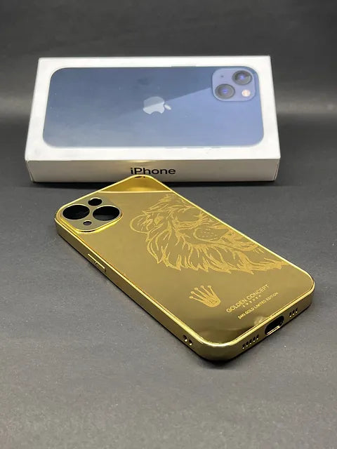 iPhone Crafted Gold camera protective case