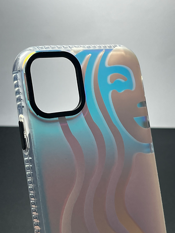 iPhone 3D Fluorescent colour changing case