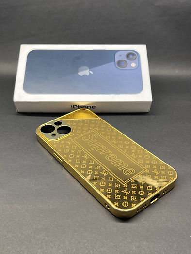 iPhone Crafted Gold camera protective case